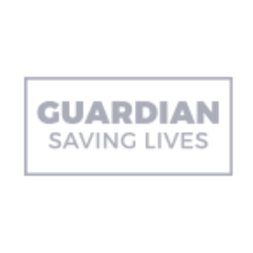 Guardian saving lives logo